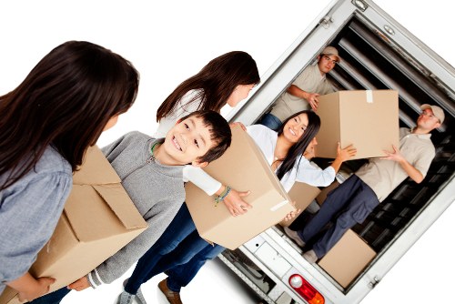 Professional van loading for a small house or flat move in Kingston