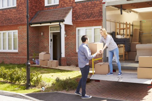Office relocation team preparing a Kingston business move