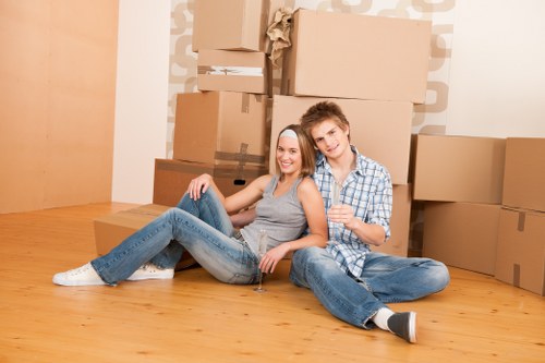 Removal team planning a local house move in Kingston