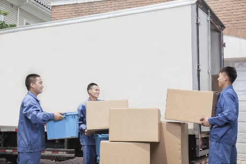 Checklist and packing materials used for a home move