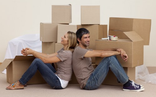 Preparation checklist for a Kingston home move with labelled boxes