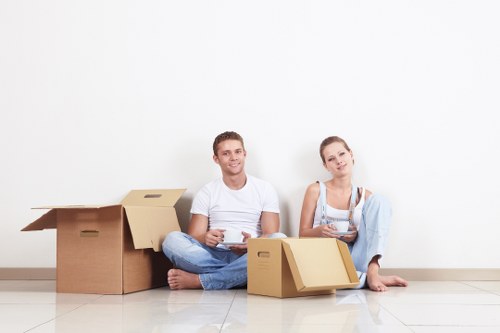 Moving furniture from a Kingston flat with access challenges