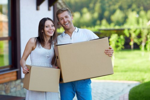 Local moving team handling residential packing in Kingston