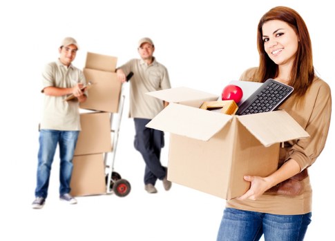 Professional movers handling furniture during a home relocation in Kingston