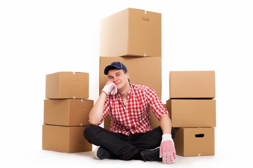 Protective packing wrap and boxes for fragile items in Kingston